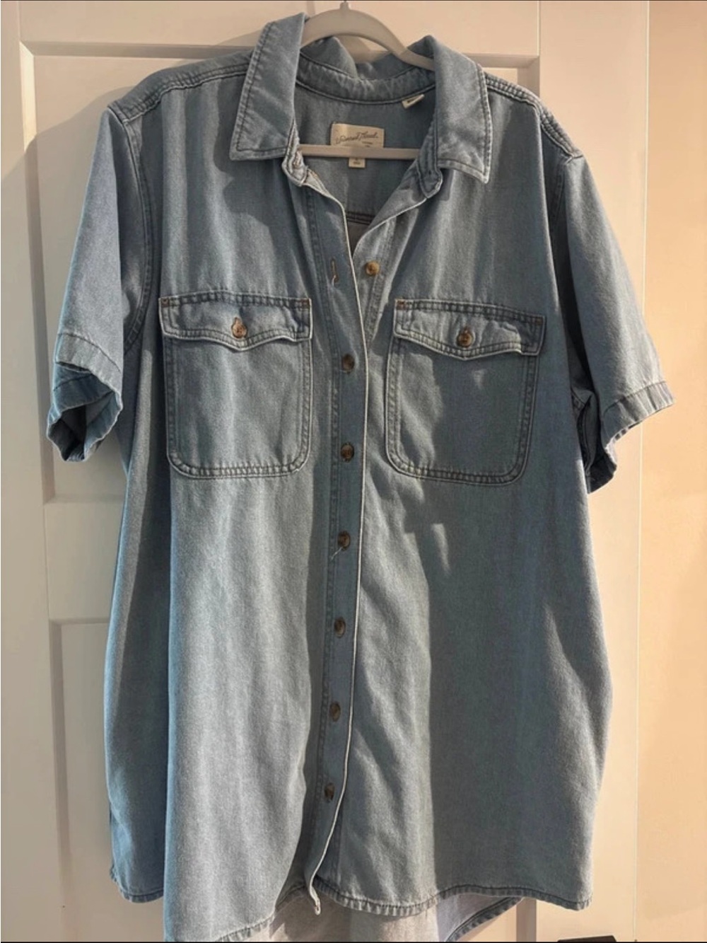 Universal Thread Light Blue Denim Mini Dress